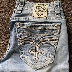 Mens rock revival Jeans